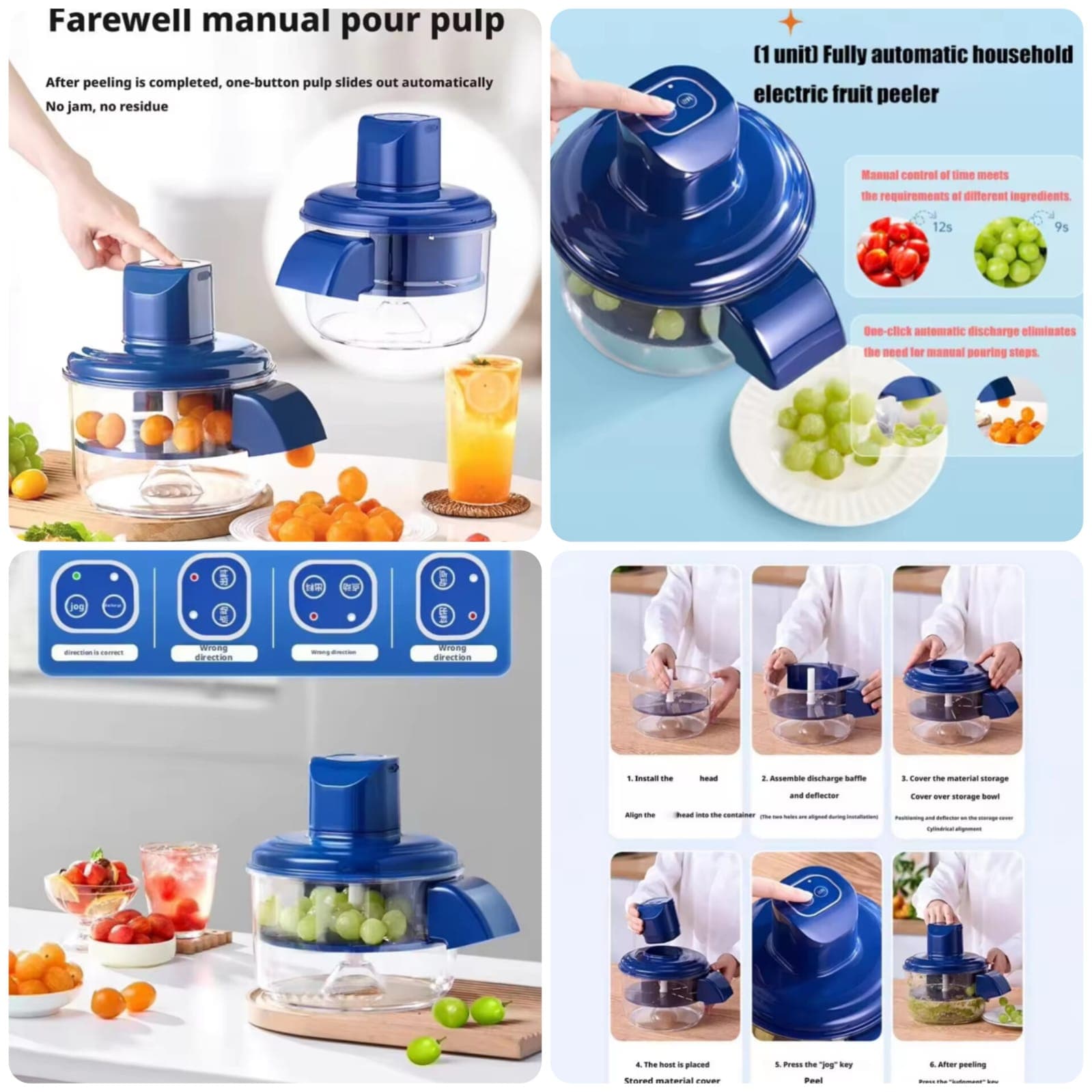 Electric Automatic Food Chopper – USB Rechargeable Mini Food Processor | One-Touch Vegetable & Fruit Chopper | Portable Kitchen Helper